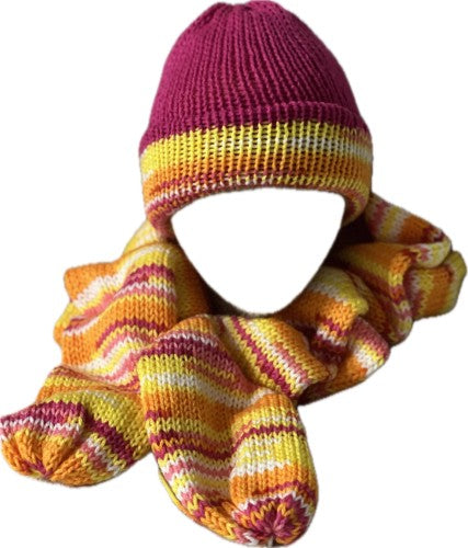 Arizona Sunset Beanie and Scarf Set