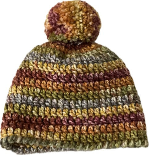 Autumn Sunset Beanie and Scarf Crochet Set