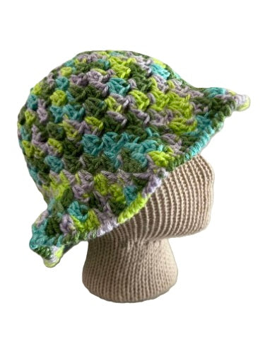 Crochet Bucket Hats -Avocado