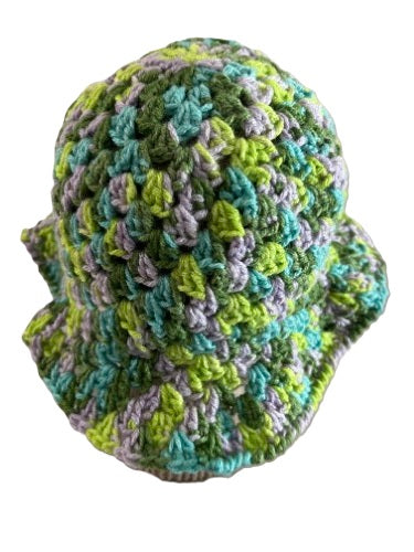 Crochet Bucket Hats -Avocado