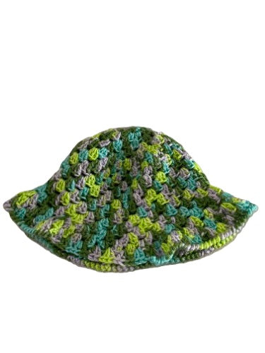 Crochet Bucket Hats -Avocado