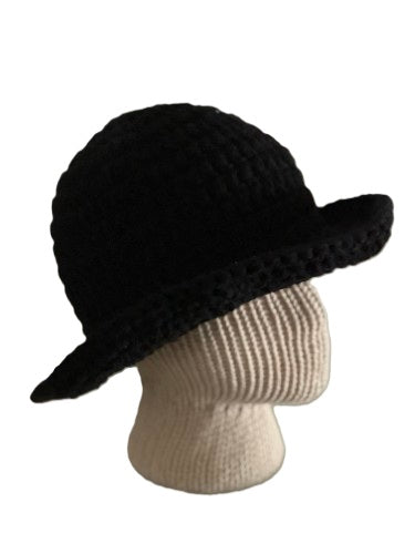 Black Spell Crochet Sun Hat