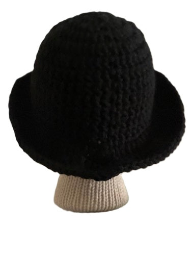 Black Spell Crochet Sun Hat