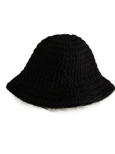 Black Spell Crochet Sun Hat