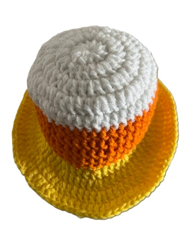 Candy Corn Crochet Sun Hat
