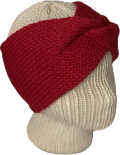 Twist-Front Crochet Ear warmer – Bold, Cozy, Handmade