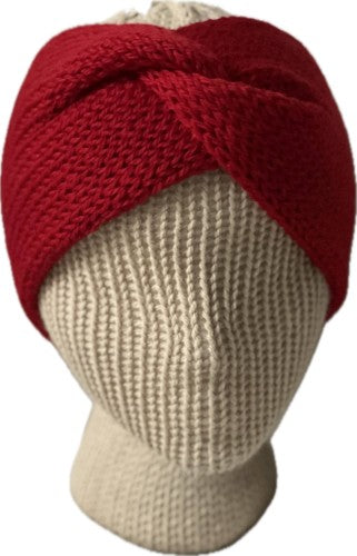 Twist-Front Crochet Ear warmer – Bold, Cozy, Handmade