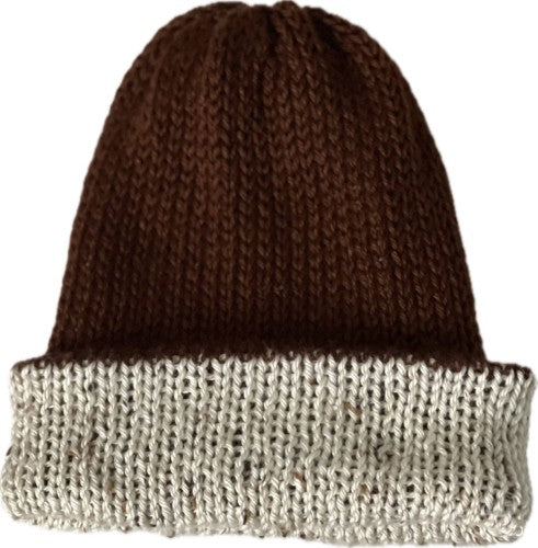 Coffee Comfort Reversible Beanie & Scarf Set