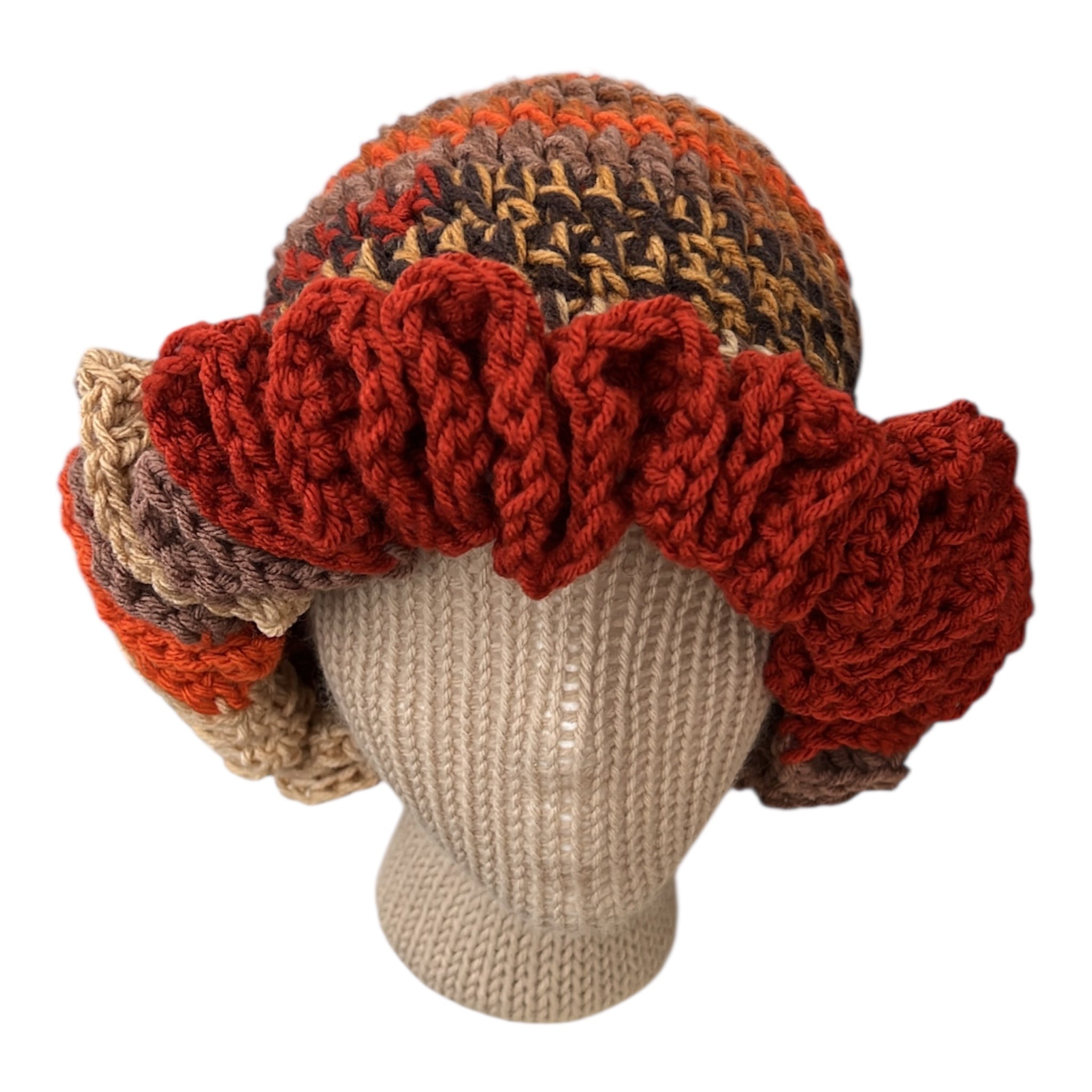 Harvest Sunburst Ruffled Hat