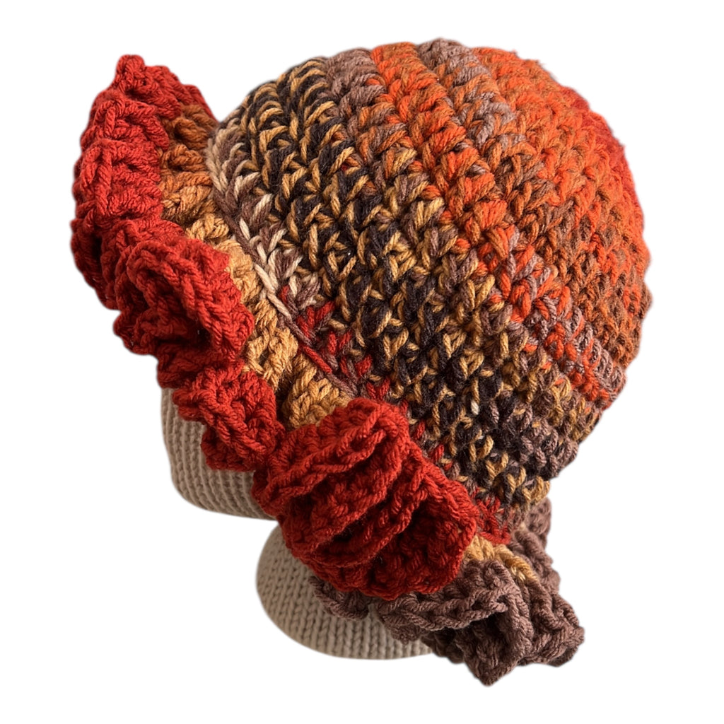 Harvest Sunburst Ruffled Hat