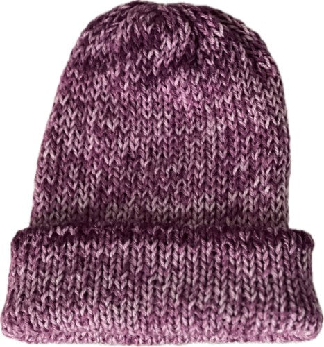 Plum Frost Beanie M-L Size