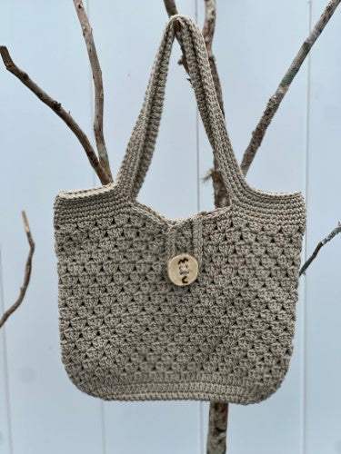 Meadowstone Crochet Bag