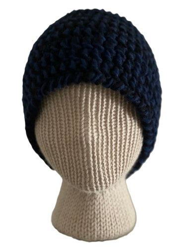 Midnight Breeze Crochet Beanie