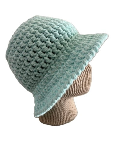 Crochet Bucket Hats - Seafoam