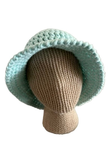 Crochet Bucket Hats - Seafoam