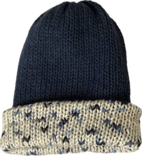 Sky Serenity Reversible Beanie & Scarf Set
