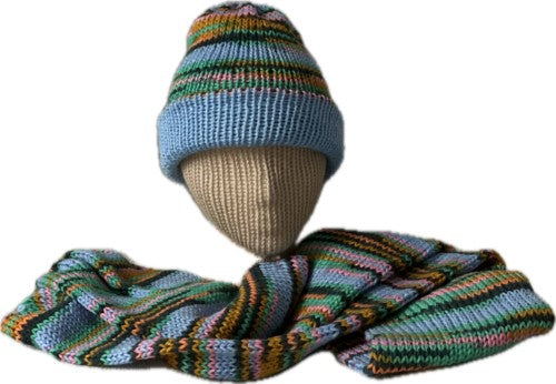 Candy Bowl Beanie and Scarf Set